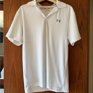 Under Armour Men's White Polo Shirt